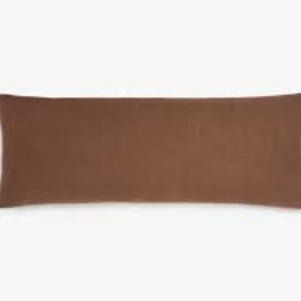 Parachute Vintage Linen Body Pillow - COVER ONLY - PECAN - LIKE NEW